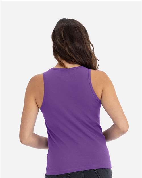 Next Level 3933 Women's Cotton Tank - Back view