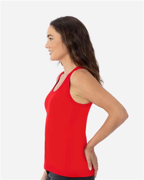 Next Level 3933 Women's Cotton Tank - Side view