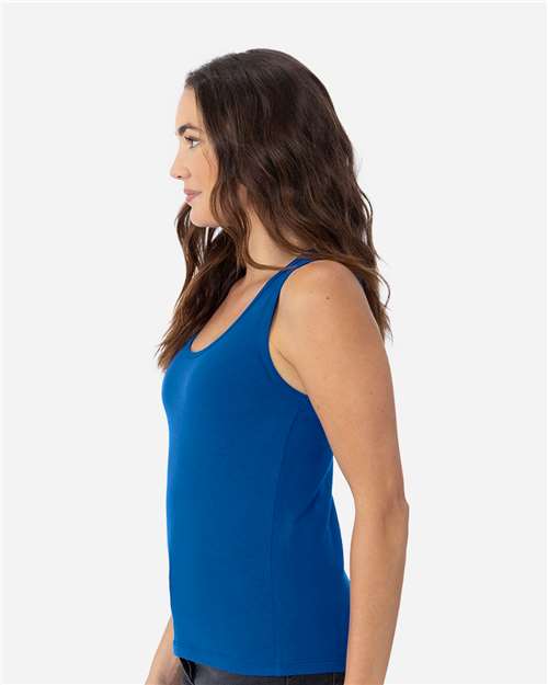 Next Level 3933 Women's Cotton Tank - Side view
