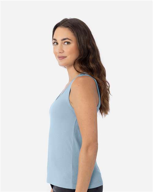 Next Level 3933 Women's Cotton Tank - Side view
