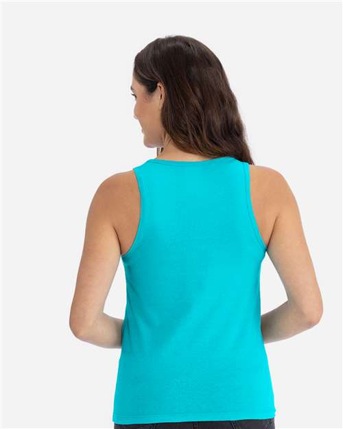 Next Level 3933 Women's Cotton Tank - Back view