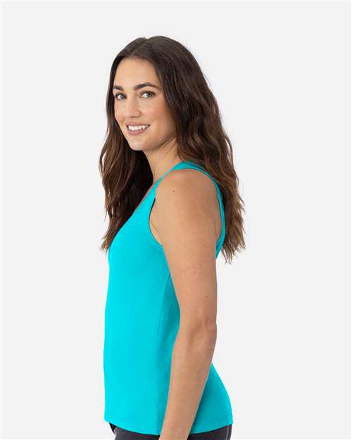 Next Level 3933 Women's Cotton Tank - Side view