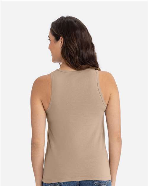 Next Level 3933 Women's Cotton Tank - Back view