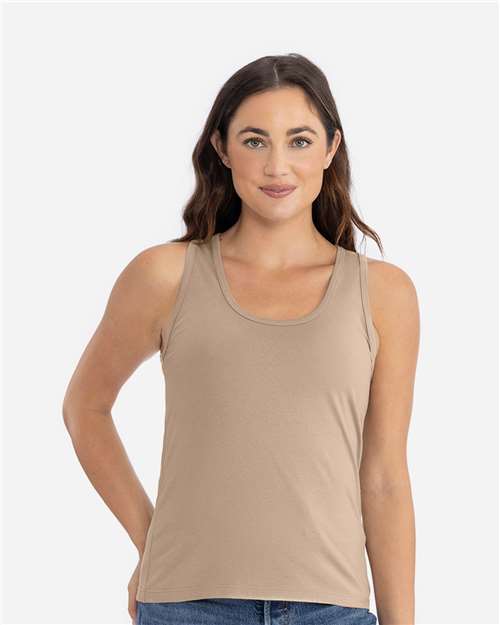 Next Level 3933 Women's Cotton Tank - Front view