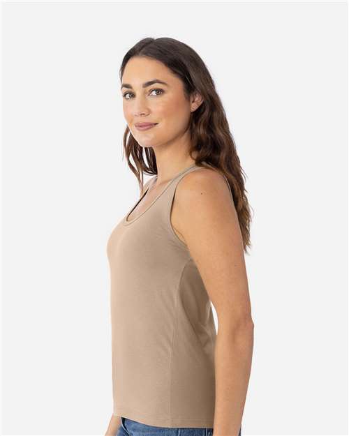 Next Level 3933 Women's Cotton Tank - Side view