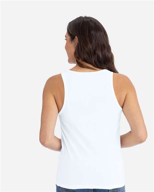 Next Level 3933 Women's Cotton Tank - Back view