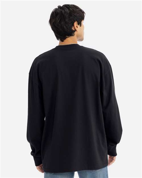 Next Level 7211 Unisex Heavyweight Long Sleeve Tee - Back view