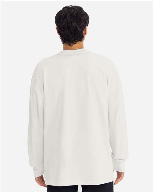 Next Level 7211 Unisex Heavyweight Long Sleeve Tee - Back view