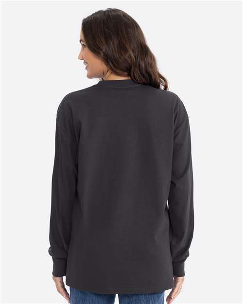Next Level 7211 Unisex Heavyweight Long Sleeve Tee - Back view