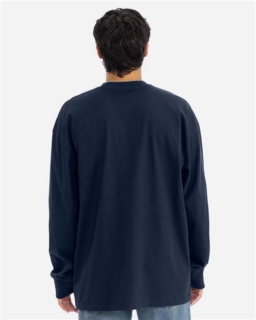 Next Level 7211 Unisex Heavyweight Long Sleeve Tee - Back view