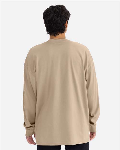 Next Level 7211 Unisex Heavyweight Long Sleeve Tee - Back view