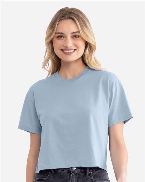 Next Level 1580 Unisex Garment-Dyed Quarter-Zip Sweatshirt - Front view