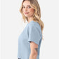 Next Level 1580 Unisex Garment-Dyed Quarter-Zip Sweatshirt - Side view