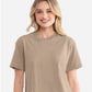 Next Level 1580 Unisex Garment-Dyed Quarter-Zip Sweatshirt - Front view