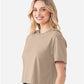 Next Level 1580 Unisex Garment-Dyed Quarter-Zip Sweatshirt - Side view