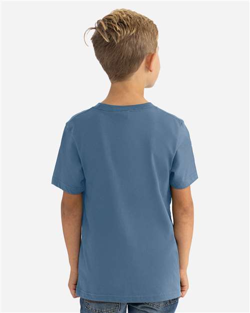 Next Level 3310 Youth Cotton Tee - Back view