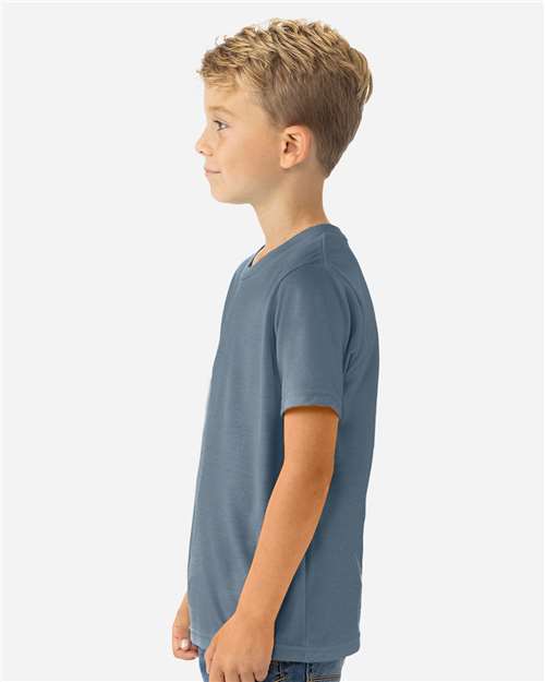 Next Level 3312 Youth CVC Tee - Side view