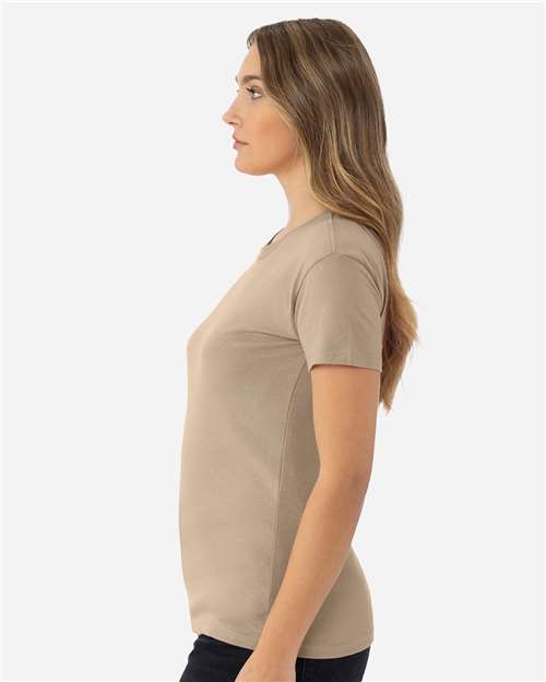 Next Level 3910 Women's Cotton Relaxed Tee - Side view