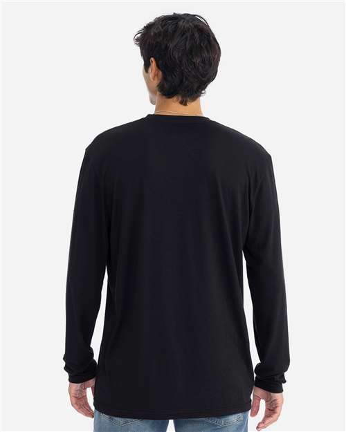 Next Level 6071 Unisex Triblend Long Sleeve Tee - Back view