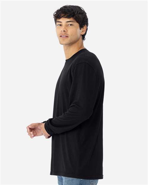 Next Level 6071 Unisex Triblend Long Sleeve Tee - Side view