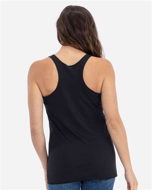 Next Level 6733 Women?s Triblend Racerback Tank - Back view