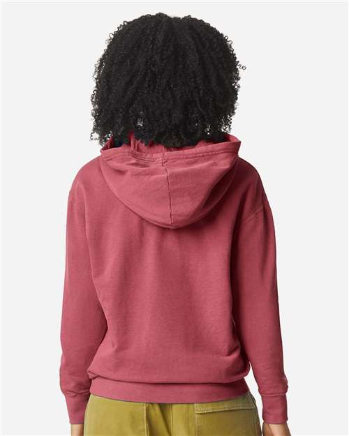 Comfort Colors 1467 Unisex Garment-Dyed Lightweight Hooded Sweatshirt - Back view