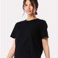 BELLA  CANVAS 6110 Women's 6 oz. Heavyweight Tee - Side view