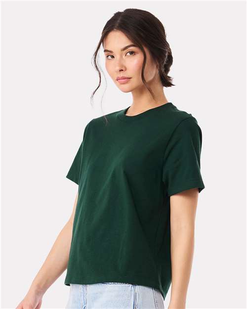 BELLA  CANVAS 6110 Women's 6 oz. Heavyweight Tee - Side view