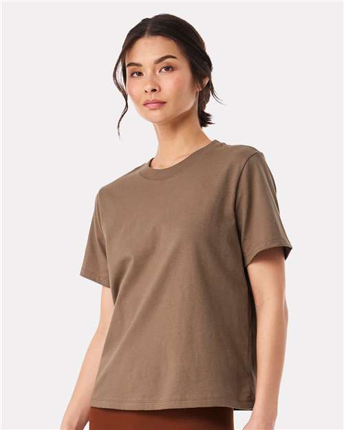 BELLA  CANVAS 6110 Women's 6 oz. Heavyweight Tee - Side view