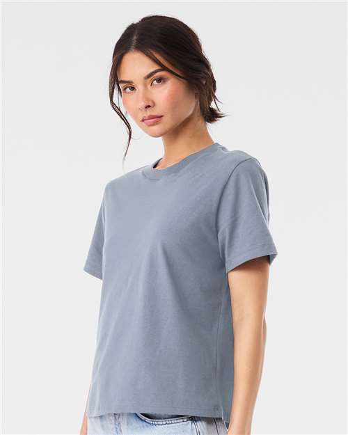 BELLA  CANVAS 6110 Women's 6 oz. Heavyweight Tee - Side view
