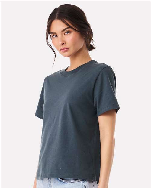BELLA  CANVAS 6110 Women's 6 oz. Heavyweight Tee - Side view