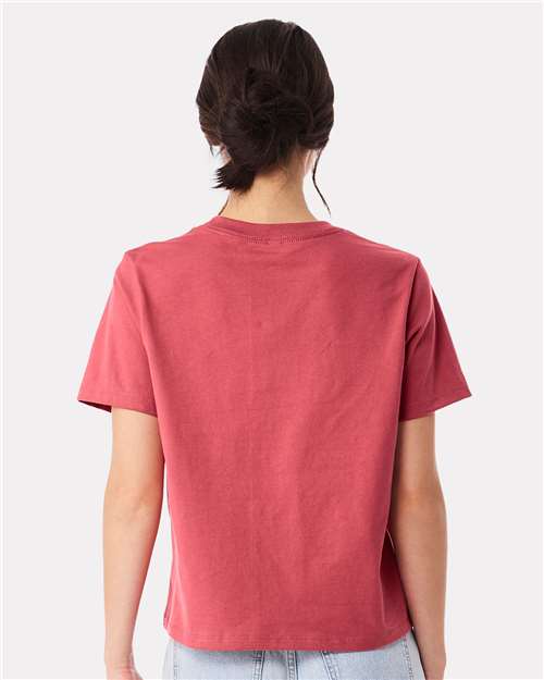 BELLA  CANVAS 6110 Women's 6 oz. Heavyweight Tee - Back view