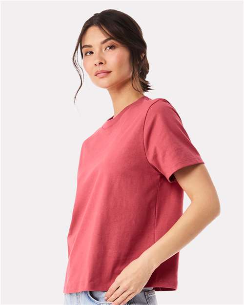 BELLA  CANVAS 6110 Women's 6 oz. Heavyweight Tee - Side view