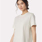 BELLA  CANVAS 6110 Women's 6 oz. Heavyweight Tee - Side view