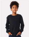 BELLA  CANVAS 3511Y Youth 6oz. Heavyweight Long Sleeve Tee - Front view