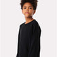 BELLA  CANVAS 3511Y Youth 6oz. Heavyweight Long Sleeve Tee - Side view