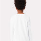 BELLA  CANVAS 3511Y Youth 6oz. Heavyweight Long Sleeve Tee - Back view