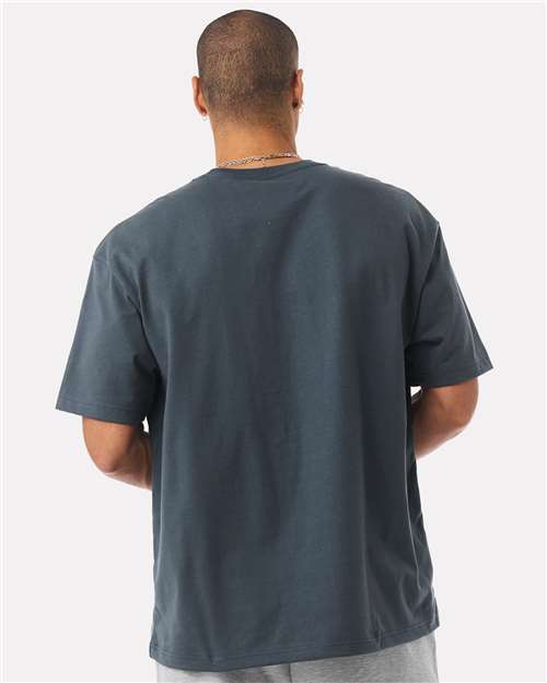BELLA  CANVAS 4610 Men's Compression Full-Length Tights - Back view