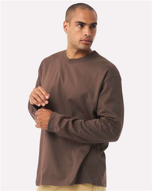 BELLA  CANVAS 4651 Unisex 7.5 oz Heavyweight Long Sleeve Tee - Side view