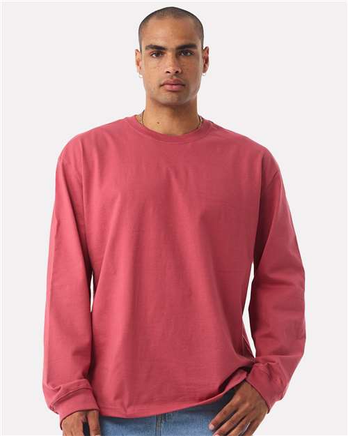 BELLA  CANVAS 4651 Unisex 7.5 oz Heavyweight Long Sleeve Tee - Front view