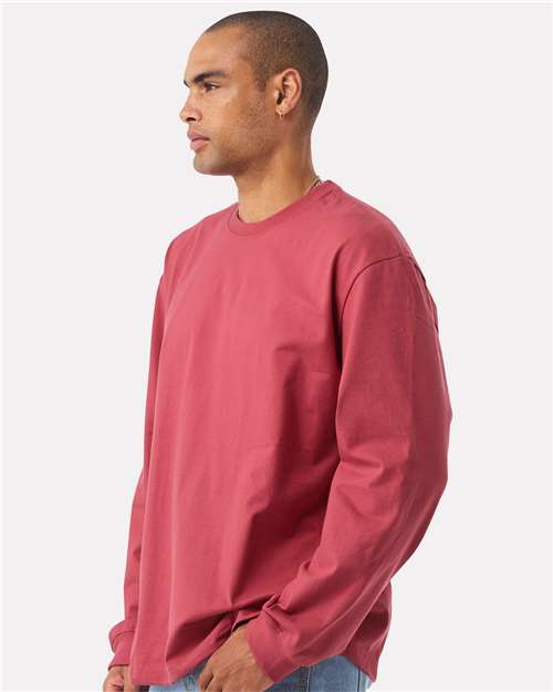 BELLA  CANVAS 4651 Unisex 7.5 oz Heavyweight Long Sleeve Tee - Side view