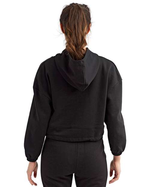 TriDri TD085 Women's Cropped Maria Hooded Sweatshirt - Back view
