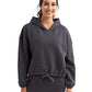 TriDri TD085 Women's Cropped Maria Hooded Sweatshirt - Front view