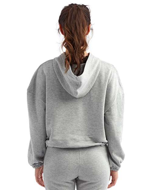 TriDri TD085 Women's Cropped Maria Hooded Sweatshirt - Back view