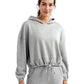 TriDri TD085 Women's Cropped Maria Hooded Sweatshirt - Front view
