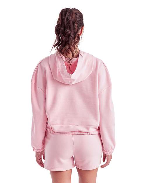 TriDri TD085 Women's Cropped Maria Hooded Sweatshirt - Back view