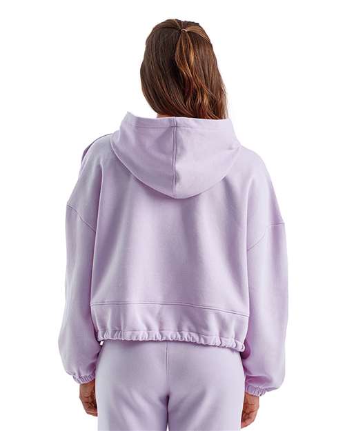 TriDri TD085 Women's Cropped Maria Hooded Sweatshirt - Back view