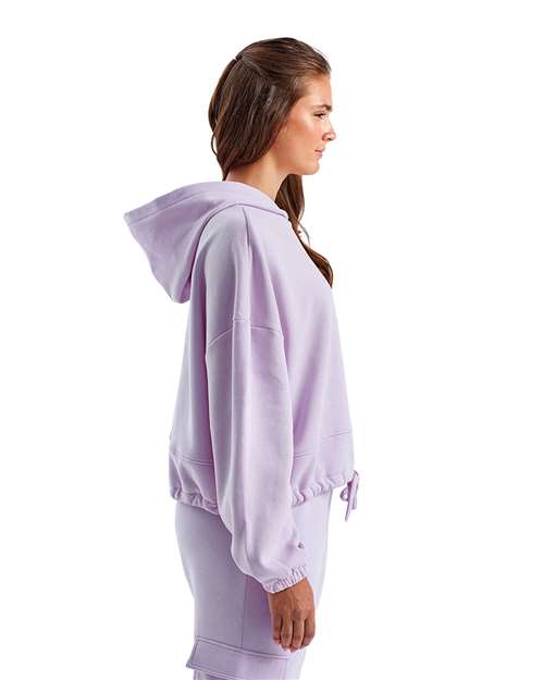 TriDri TD085 Women's Cropped Maria Hooded Sweatshirt - Side view