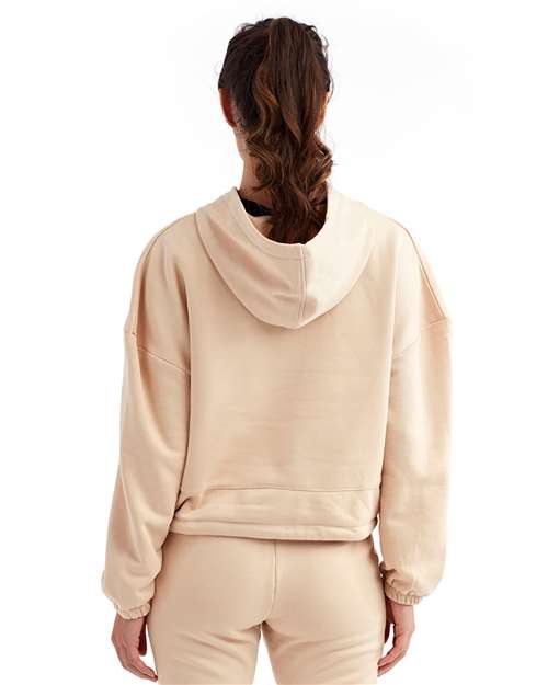 TriDri TD085 Women's Cropped Maria Hooded Sweatshirt - Back view