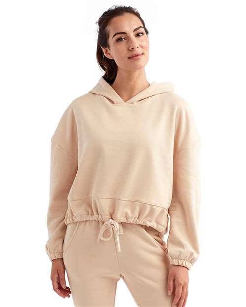 TriDri TD085 Women's Cropped Maria Hooded Sweatshirt - Front view